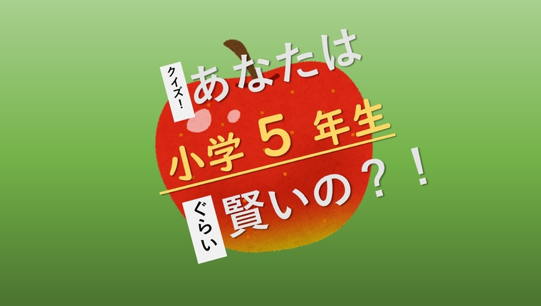 徹底対策 クイズ あなたは小学５年生ぐらい賢いの パート2 Raise